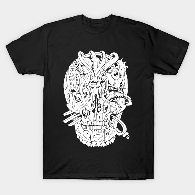 Skull T-Shirt by JOHNF